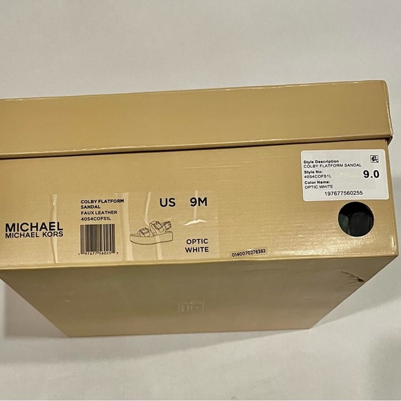 Michael Kors Colby Cork Platform Sandals Size 9 - Picture 7 of 8